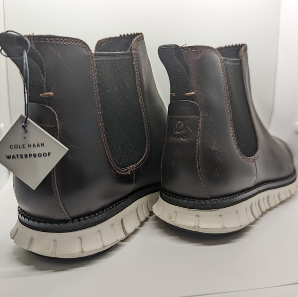Cole Haan ZERØGRAND Chelsea Brown Boot Men's Size 9.5 W C30716 - Picture 2 of 11